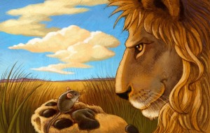 Сказка «Лев и мышь»