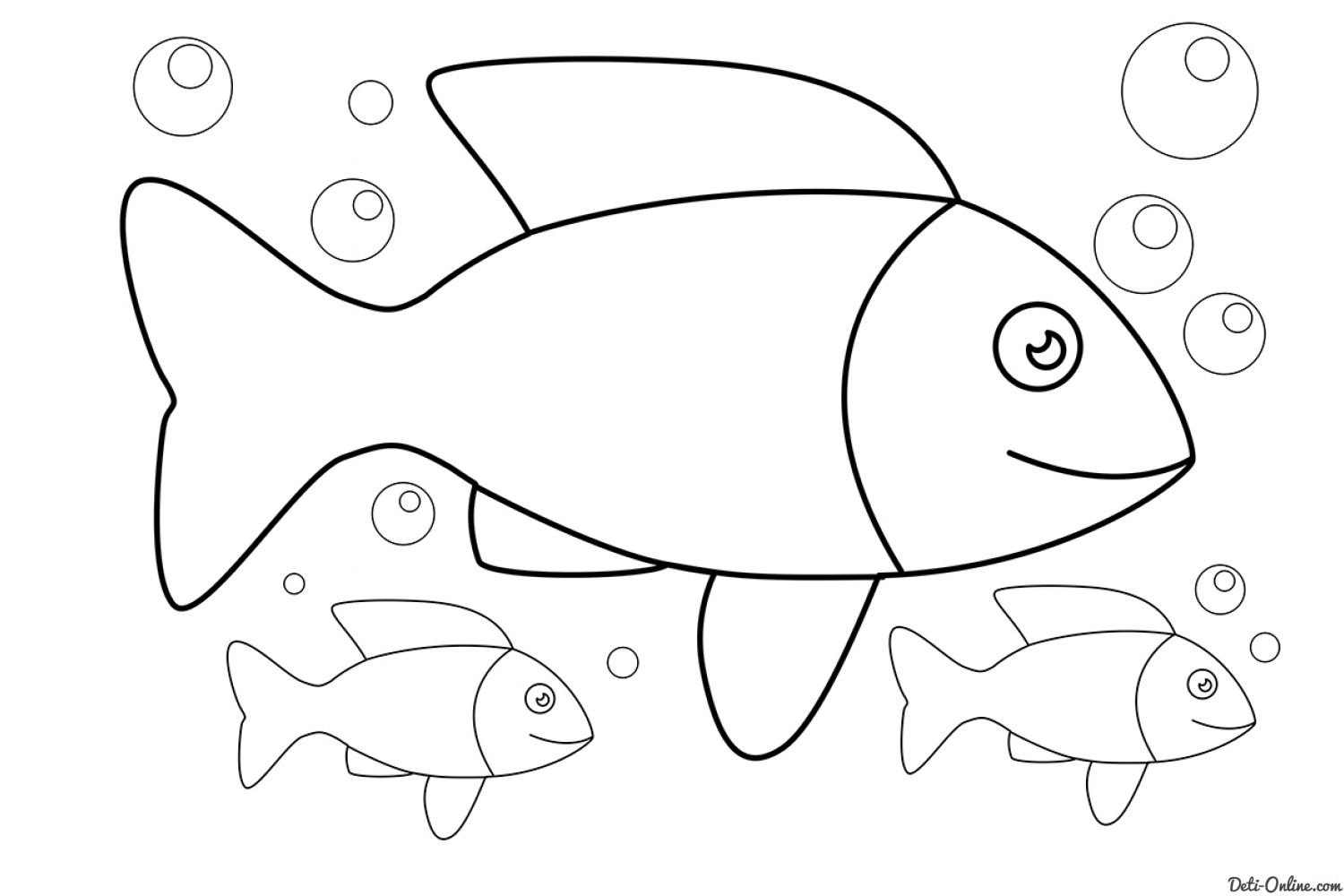 Раскраска Рыбы